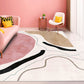 Stylish Modernism Rug Multicolor Colorblock Rug Pet Friendly Anti-Slip Washable Area Rug for Decoration Beige Clearhalo 'Area Rug' 'Modern' 'Rugs' Rug' 1780911