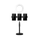 Phone Support LED Fill Flush Lamp Modern Black Finish USB Vanity Light with Round Metal Shade Clearhalo 'Cast Iron' 'Glass' 'Industrial' 'Modern wall lights' 'Modern' 'Tiffany' 'Traditional wall lights' 'Vanity Lights' 'Wall Lights' Lighting' 1781349