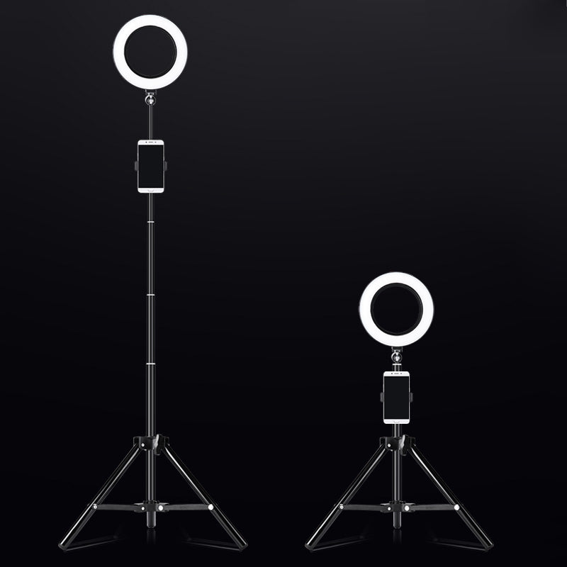 Ring Metallic Vanity Lighting Modern Black Tripod LED Fill Flush Lamp with Tripod Design Clearhalo 'Cast Iron' 'Glass' 'Industrial' 'Modern wall lights' 'Modern' 'Tiffany' 'Traditional wall lights' 'Vanity Lights' 'Wall Lights' Lighting' 1781751