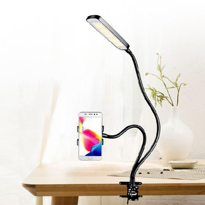 Metal Rectangle Make-Up Lighting Minimalist Portable LED Fill Flush Light in Black with Flexible Arm Black USB Clearhalo 'Cast Iron' 'Glass' 'Industrial' 'Modern wall lights' 'Modern' 'Tiffany' 'Traditional wall lights' 'Vanity Lights' 'Wall Lights' Lighting' 1781870