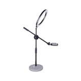 Round Shaped Metal Vanity Light Contemporary Adjustable LED Black Fill Flush Lamp, 8"/10" W Clearhalo 'Cast Iron' 'Glass' 'Industrial' 'Modern wall lights' 'Modern' 'Tiffany' 'Traditional wall lights' 'Vanity Lights' 'Wall Lights' Lighting' 1781980