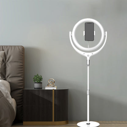 Modern LED Mirror Lamp Black/White Rotatable Ring USB Live Fill Lamp with Metallic Shade White USB Clearhalo 'Cast Iron' 'Glass' 'Industrial' 'Modern wall lights' 'Modern' 'Tiffany' 'Traditional wall lights' 'Vanity Lights' 'Wall Lights' Lighting' 1782057