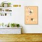 Hand Drum Kotsuzumi Canvas Wall Art Soft Color Japanese Wall Decor for Dining Room Clearhalo 'Arts' 'Canvas Art' 1782192
