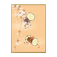 Hand Drum Kotsuzumi Canvas Wall Art Soft Color Japanese Wall Decor for Dining Room Clearhalo 'Arts' 'Canvas Art' 1782193