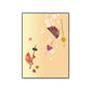 Hand Drum Kotsuzumi Canvas Wall Art Soft Color Japanese Wall Decor for Dining Room Clearhalo 'Arts' 'Canvas Art' 1782200