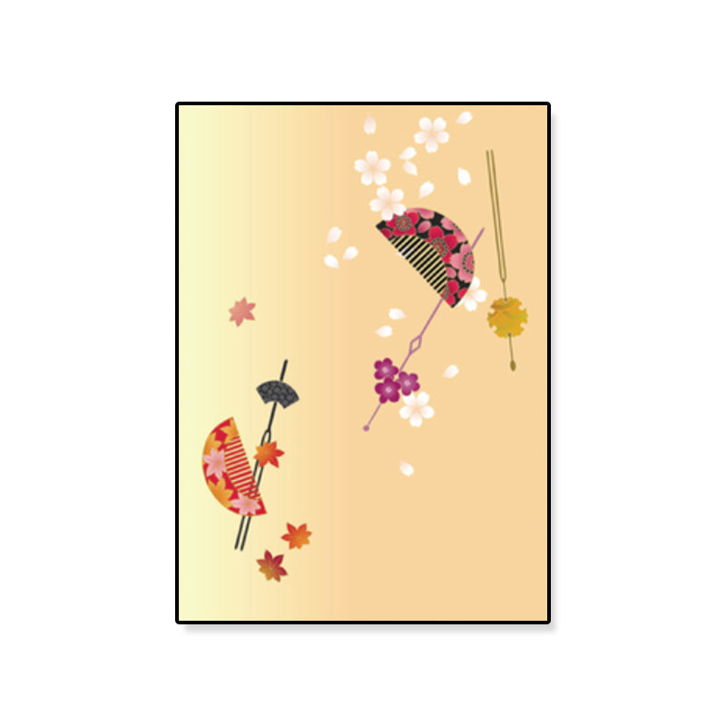 Hand Drum Kotsuzumi Canvas Wall Art Soft Color Japanese Wall Decor for Dining Room Clearhalo 'Arts' 'Canvas Art' 1782200