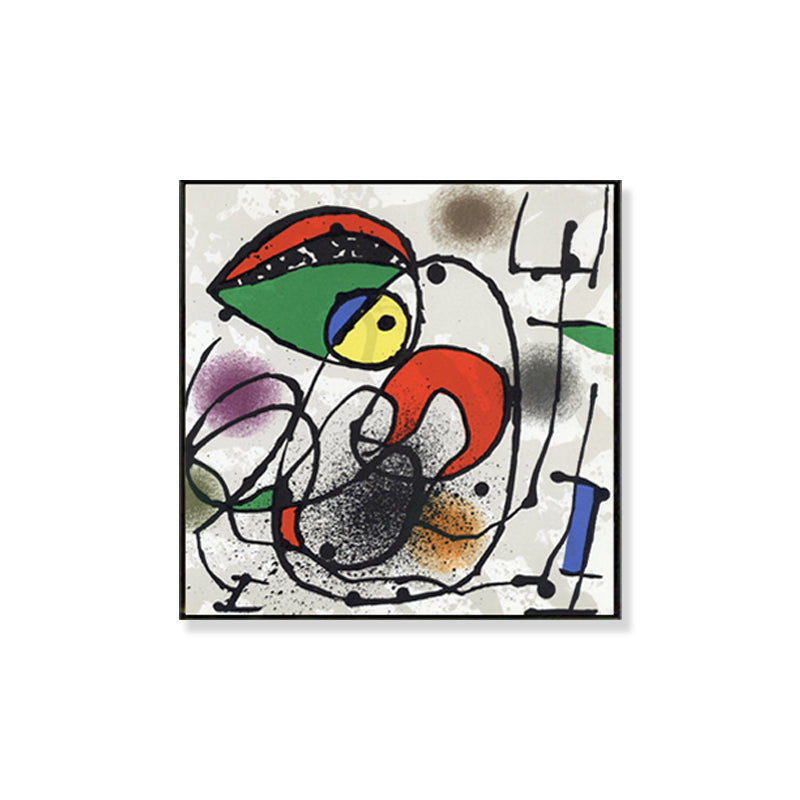 Surrealism Illustration Abstract Canvas Art Multicolored Home Gallery Wall Decor Clearhalo 'Arts' 'Canvas Art' 1782284