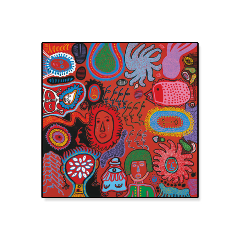 Sun Drawing Wall Decor Colorful Funky Canvas Wall Art for Teenage Room, Textured Clearhalo 'Arts' 'Canvas Art' 1782327