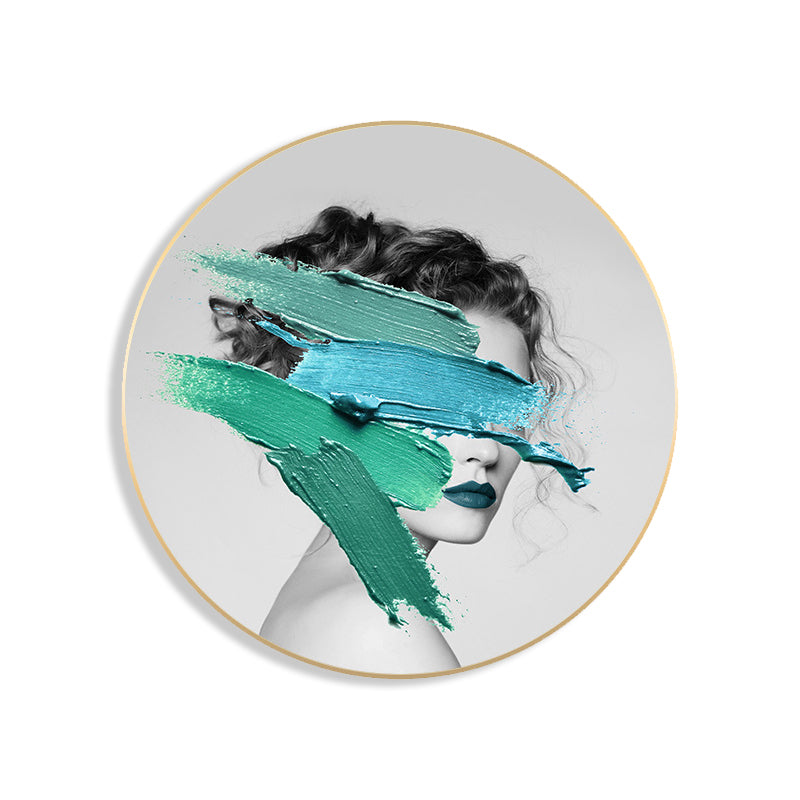 Photography Modern Canvas Art Chic Girl in Light Color, Multiple Sizes Available Clearhalo 'Art Gallery' 'Canvas Art' 'Contemporary Art Gallery' 'Modern' Arts' 1782350