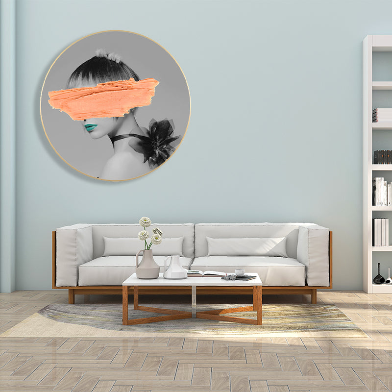 Photography Modern Canvas Art Chic Girl in Light Color, Multiple Sizes Available Clearhalo 'Art Gallery' 'Canvas Art' 'Contemporary Art Gallery' 'Modern' Arts' 1782352