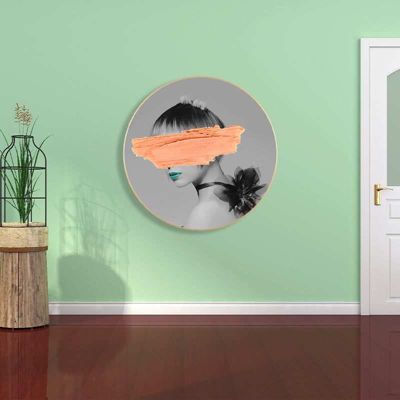 Photography Modern Canvas Art Chic Girl in Light Color, Multiple Sizes Available Clearhalo 'Art Gallery' 'Canvas Art' 'Contemporary Art Gallery' 'Modern' Arts' 1782353