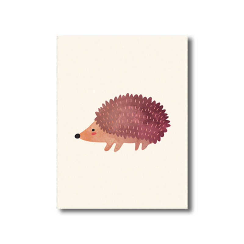 Illustration Print Small Animal Canvas Light Color Children's Art Wall Decor for Sitting Room Clearhalo 'Art Gallery' 'Canvas Art' 'Kids' Arts' 1782474