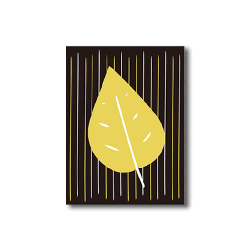 Dark Color Kids Style Painting Botanical Print Wrapped Canvas for Girls Bedroom Clearhalo 'Art Gallery' 'Canvas Art' 'Kids' Arts' 1782513