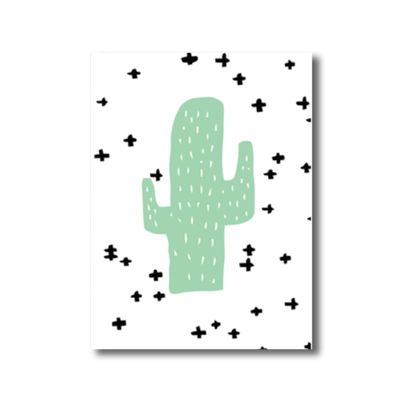 Bonsai Canvas Wall Art Nordic Textured Bedroom Painting in Pastel Color, Multiple Sizes Clearhalo 'Arts' 'Canvas Art' 1782524