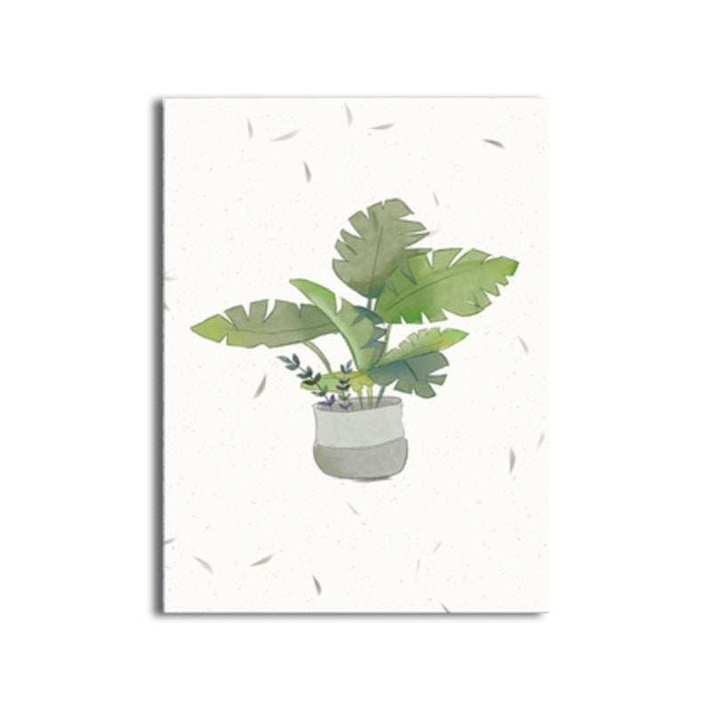 Botanical Arrangement Canvas Nordic Style Textured Wall Decor in Soft Color for Home Clearhalo 'Arts' 'Canvas Art' 1782585