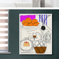Pastel Color Nordic Style Canvas Print Foods and Drinks Wall Art Decor for Kitchen Beige Clearhalo 'Arts' 'Canvas Art' 1782630