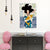 ファッションキャンバスアートベッドルーム描画プリントジプシーガールの壁の装飾、テクスチャー表面
