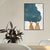 北欧のファッションウーマンキャンバスプリントソフトカラーテクスチャのあるテクスチャウォールアート装飾寝室のための装飾