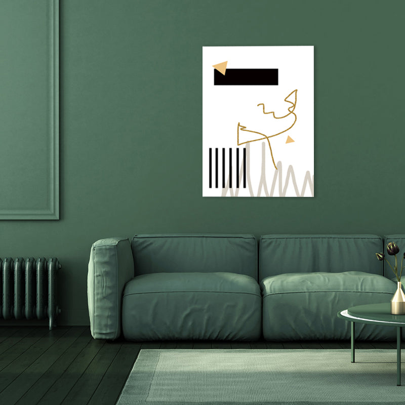 Light Color Abstract Pattern Canvas Art Textured Wall Decor for Dining Room, Multiple Size Clearhalo 'Arts' 'Canvas Art' 1782777