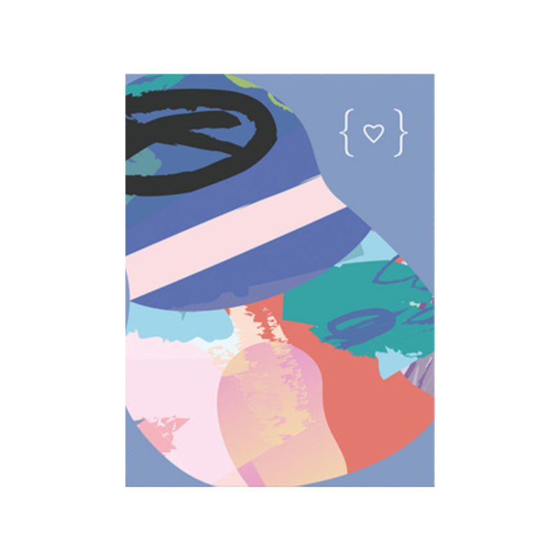 Novel Pattern Wall Dcor Living Room Abstract Canvas Print in Purple for Decoration Clearhalo 'Arts' 'Canvas Art' 1782810