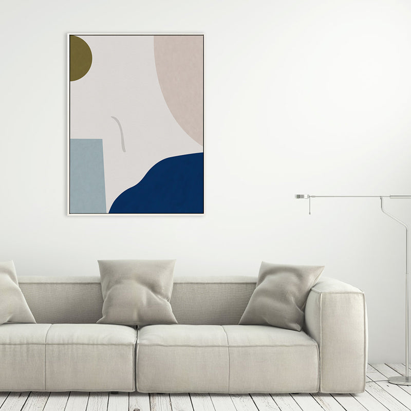 Neoteric Graphic Canvas Print Nordic Original Abstract Wall Art in Light Color for Room - Clearhalo - 'Arts' - 'Canvas Art' - 1782845