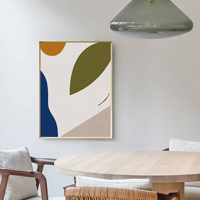 Neoteric Graphic Canvas Print Nordic Original Abstract Wall Art in Light Color for Room Green Clearhalo 'Arts' 'Canvas Art' 1782850