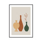 Still Life Pottery Drawing Art Print Nordic Textured Canvas in Soft Color for Home Clearhalo 'Arts' 'Canvas Art' 1782886