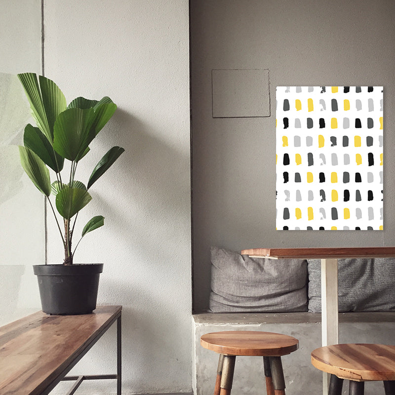 Nordic Style Geometric Canvas Print Light Color Textured Wall Art Decor for Room Clearhalo 'Arts' 'Canvas Art' 1782914