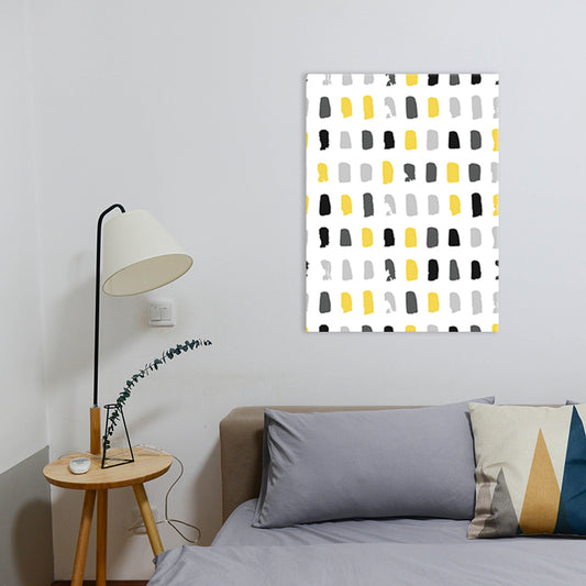 Nordic Style Geometric Canvas Print Light Color Textured Wall Art Decor for Room Clearhalo 'Arts' 'Canvas Art' 1782915