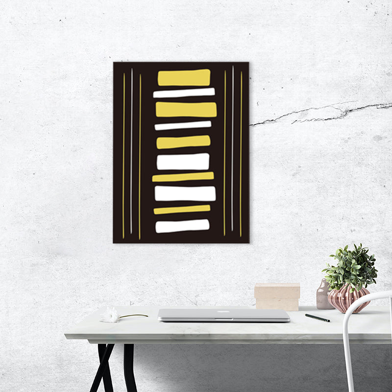 Nordic Style Geometric Canvas Print Light Color Textured Wall Art Decor for Room Clearhalo 'Arts' 'Canvas Art' 1782921