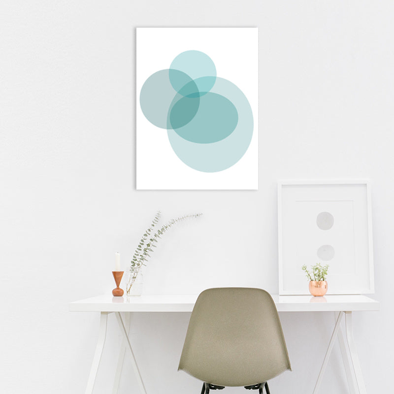 Light Color Lapped Graphic Canvas Art Textured Nordic Room Wall Decor, Multiple Sizes Clearhalo 'Arts' 'Canvas Art' 1782954