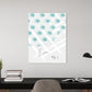 Polka Dot Canvas Print Nordic Aesthetics Geometry Wall Art Decor in Pastel Color Clearhalo 'Arts' 'Canvas Art' 1782994