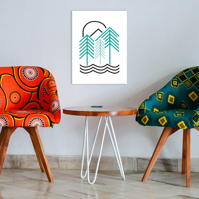 Graphic Pattern Canvas Art Light Color Scandinavian Stylish Wall Decor for Playroom Clearhalo 'Arts' 'Canvas Art' 1783012