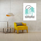 Graphic Pattern Canvas Art Light Color Scandinavian Stylish Wall Decor for Playroom Clearhalo 'Arts' 'Canvas Art' 1783013