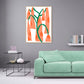 Nordic Aesthetic Geometry Art Print Canvas Textured Soft Color Wall Decor for House Interior Clearhalo 'Arts' 'Canvas Art' 1783044