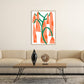 Nordic Aesthetic Geometry Art Print Canvas Textured Soft Color Wall Decor for House Interior Clearhalo 'Arts' 'Canvas Art' 1783045