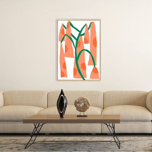 Nordic Aesthetic Geometry Art Print Canvas Textured Soft Color Wall Decor for House Interior Clearhalo 'Arts' 'Canvas Art' 1783045