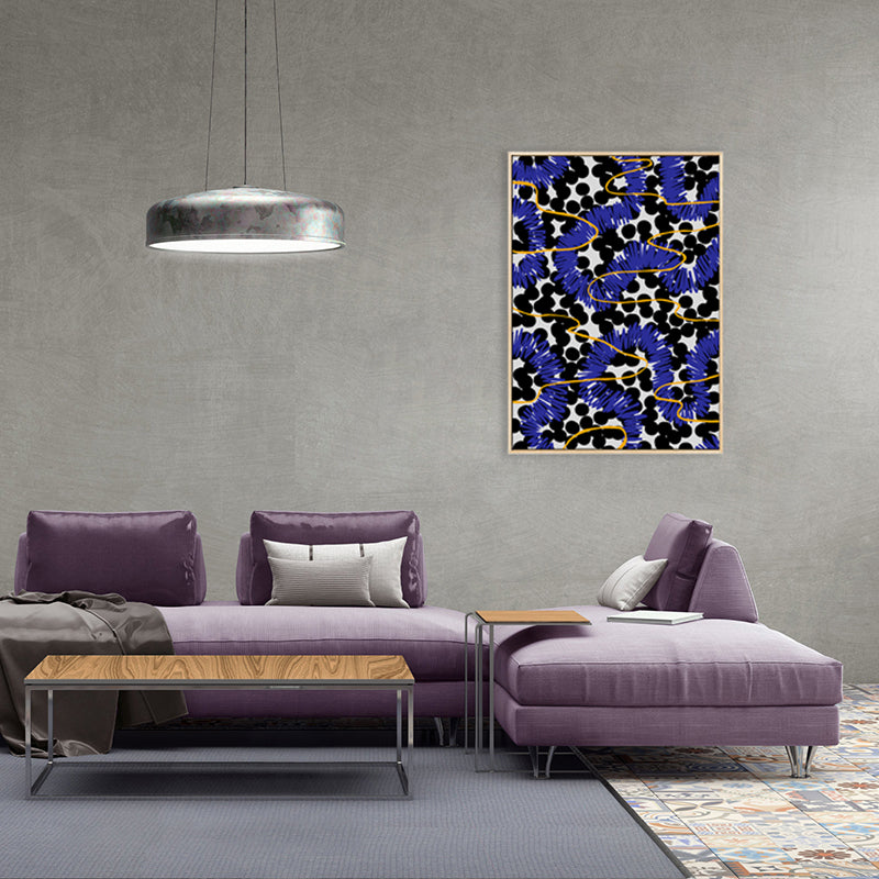 Nordic Aesthetic Geometry Art Print Canvas Textured Soft Color Wall Decor for House Interior Clearhalo 'Arts' 'Canvas Art' 1783052