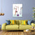 Decoración de pared texturizada en color de lienzo de mujeres urbanas nórdicas para sala de estar para sala de estar