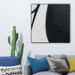 Minimalistic Abstract Drawing Canvas Art House Interior Wall Decor in Black and Grey Clearhalo 'Arts' 'Canvas Art' 1783294