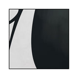 Minimalistic Abstract Drawing Canvas Art House Interior Wall Decor in Black and Grey Clearhalo 'Arts' 'Canvas Art' 1783295