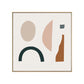 Geometric Shapes Canvas Art Nordic Enchanting Abstract Wall Decor in Light Color Clearhalo 'Arts' 'Canvas Art' 1783353