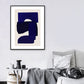Canvas Textured Art Print Minimalistic Abstract Wall Decor in Dark Color for Bedroom Clearhalo 'Arts' 'Canvas Art' 1783374