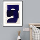 Canvas Textured Art Print Minimalistic Abstract Wall Decor in Dark Color for Bedroom Clearhalo 'Arts' 'Canvas Art' 1783375