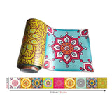 Mandala Wallpaper Border Peel and Paste Boho Girls Room Wall Decor, 16.5' L x 8" W Clearhalo 'Wall Decor' 'Wallpaper' 1783752