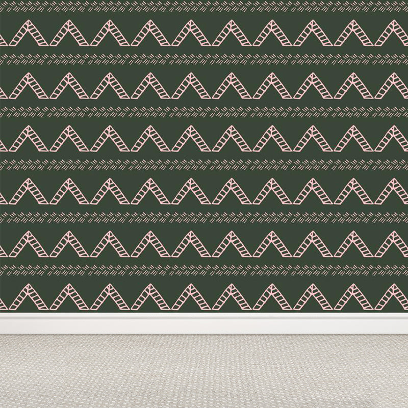 Fresh Abstract Pattern Mural Wallpaper Contemporary Non-Woven Material Wall Covering Clearhalo 'Wall Decor' 'Wall Mural' 1783784