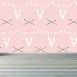 Fresh Abstract Pattern Mural Wallpaper Contemporary Non-Woven Material Wall Covering
