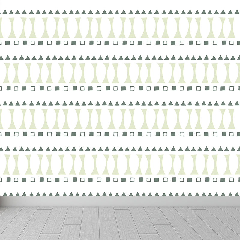 Fresh Abstract Pattern Mural Wallpaper Contemporary Non-Woven Material Wall Covering Clearhalo 'Wall Decor' 'Wall Mural' 1783805