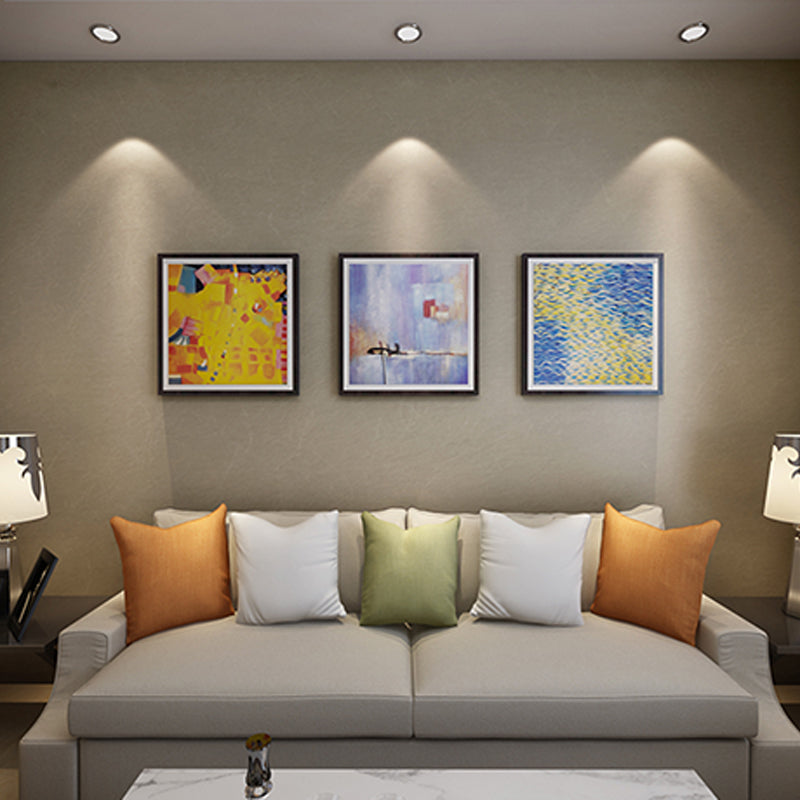 Non-Woven 20.5"W x 33'L Contemporary Non-Pasted Plain Color Wallpaper Light Brown Clearhalo 'Modern wall decor' 'Modern' 'Wallpaper' Wall Decor' 1783817