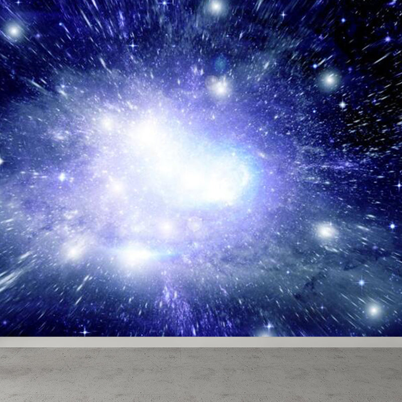 Giant Modern Mural Decal Soft Color Sky Scenery Wall Decor, Custom Size Available Clearhalo 'Wall Decor' 'Wall Mural' 1783910